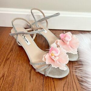 Vintage Y2K tropical flower heels 🌸 by Nina